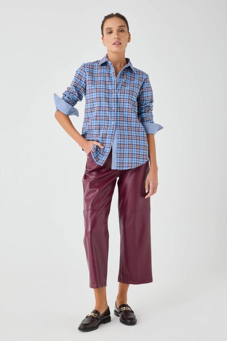 Zanetti 1965 Camicia a quadri in flanella Vendita