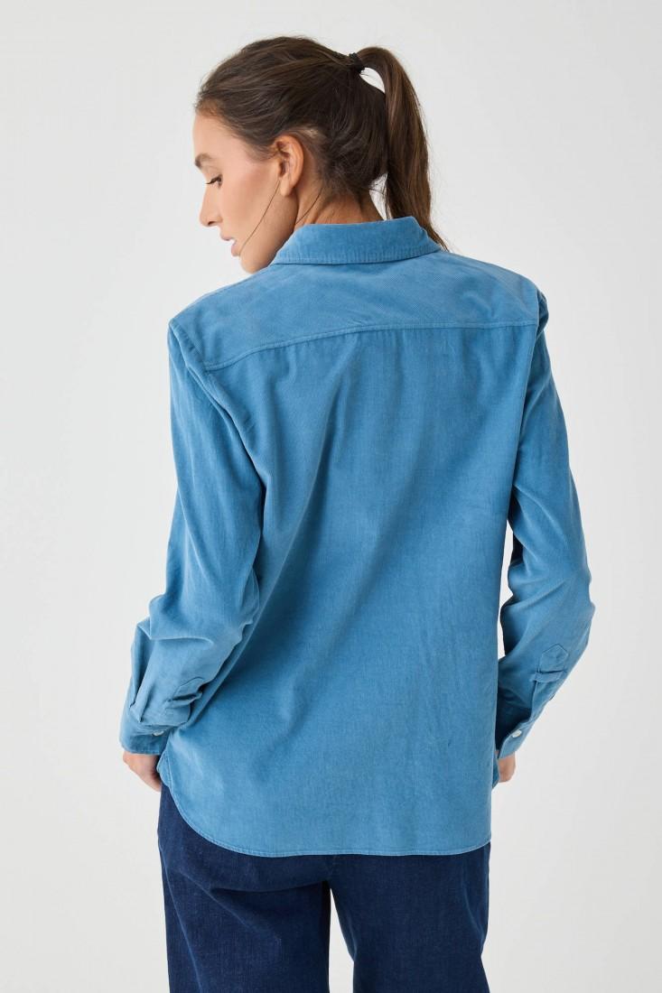 Zanetti 1965 Camicia in velluto microcoste Promozione