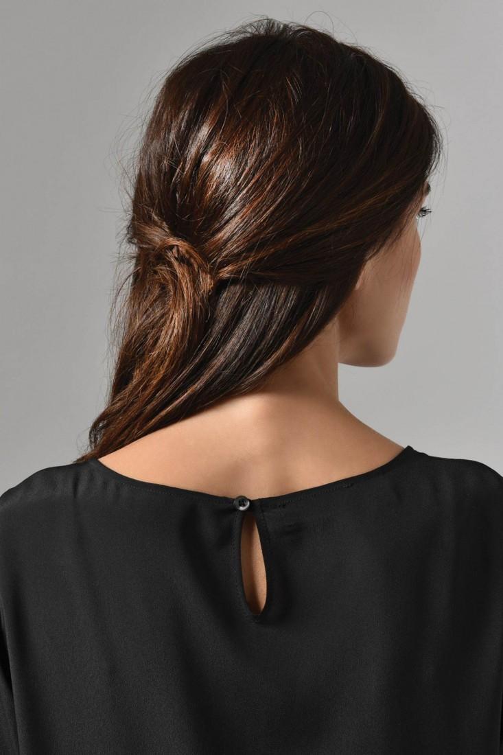 Zanetti 1965 Blusa in misto seta ZOE Qualità Garantita