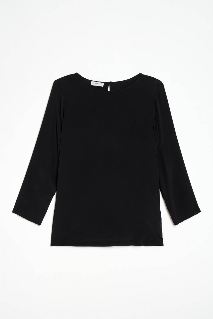 Zanetti 1965 Blusa in misto seta ZOE Qualità Garantita