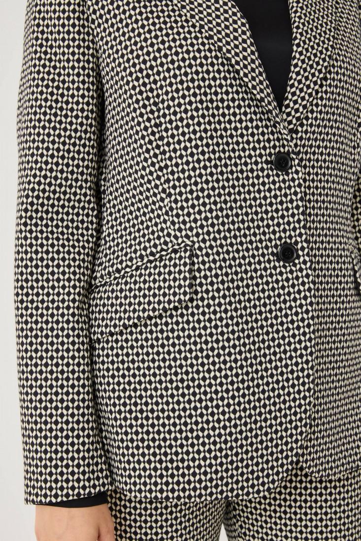 Zanetti 1965 Giacca in punto milano jacquard Sottocosto