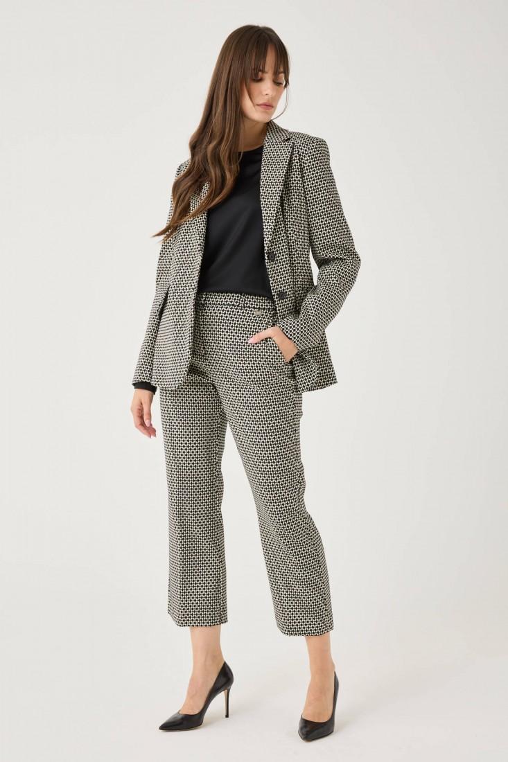 Zanetti 1965 Giacca in punto milano jacquard Sottocosto