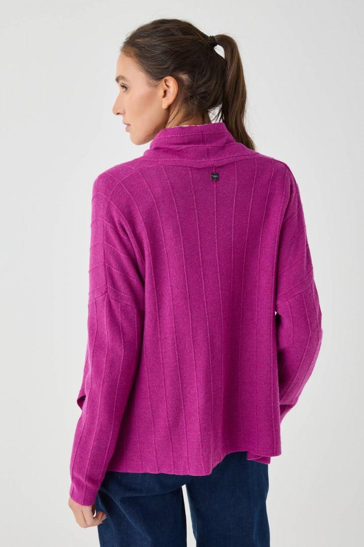 Zanetti 1965 Cardigan in misto lana viscosa Presa