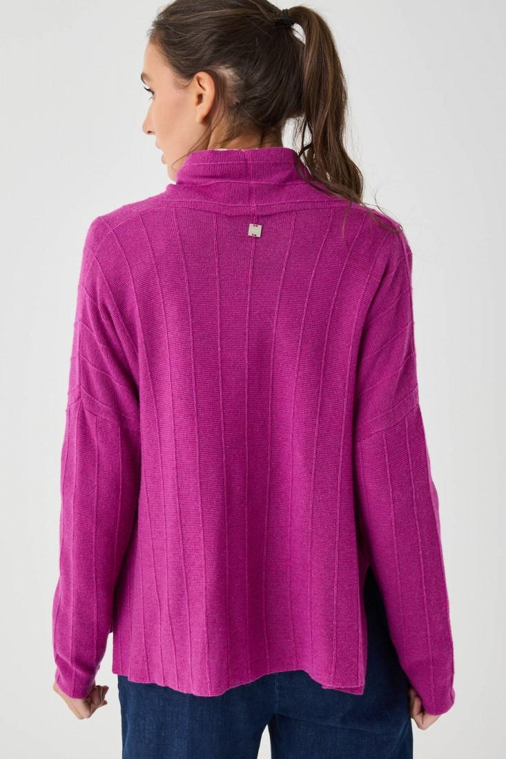 Zanetti 1965 Cardigan in misto lana viscosa Presa