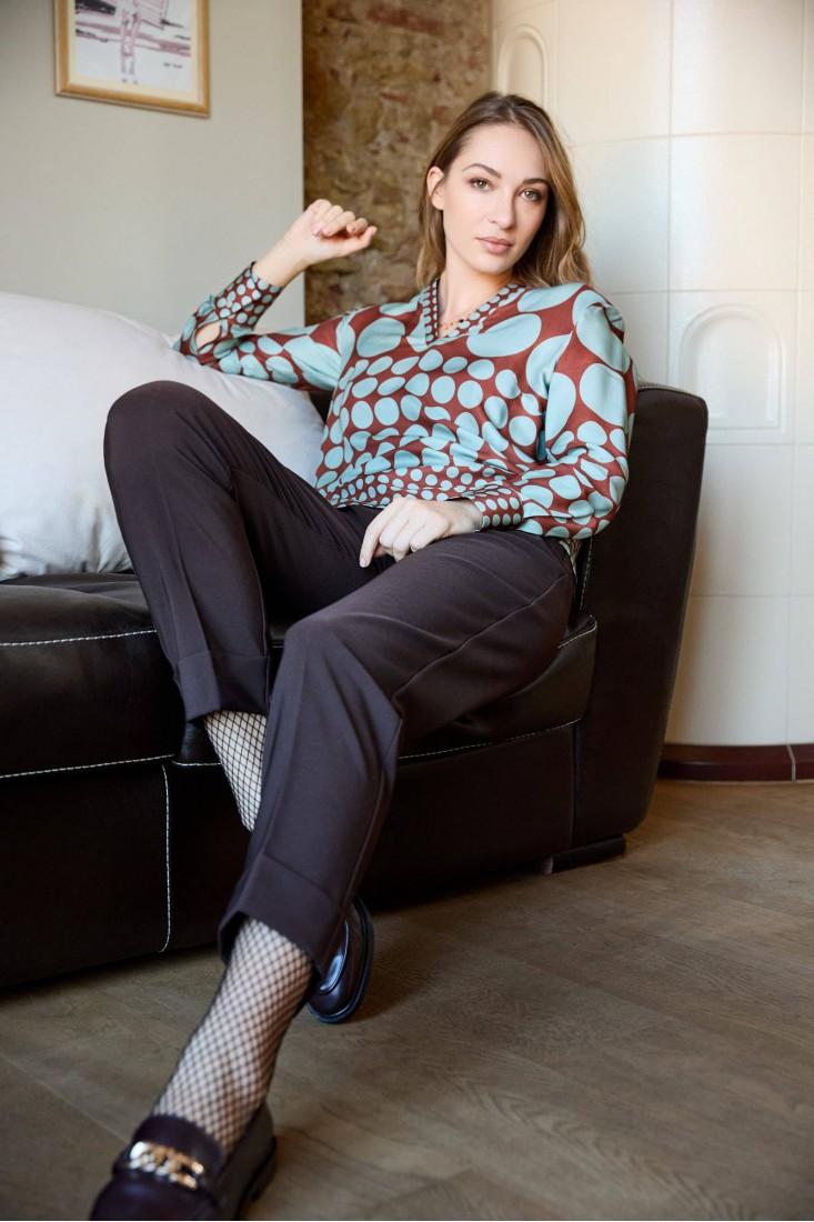 Zanetti 1965 Pantalone stretch con risvolto I Più Venduti