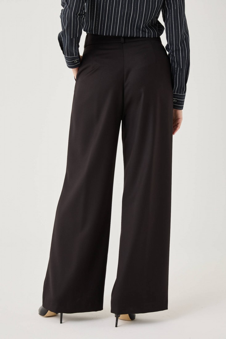 Zanetti 1965 Pantalone ampio in caldo misto viscosa stretch 2025