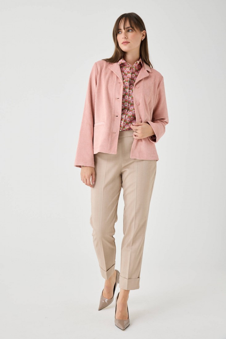 Zanetti 1965 Pantalone in twill di misto ramiè In Linea