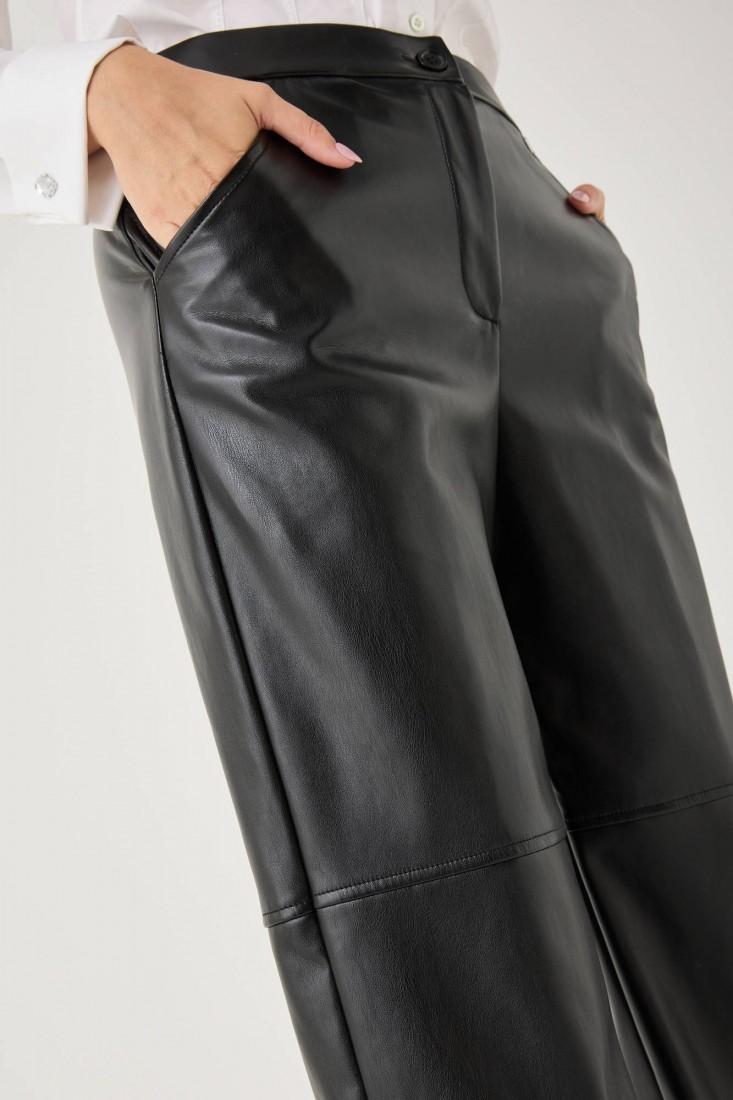 Zanetti 1965 Pantalone dritto in ecopelle Vendite Flash