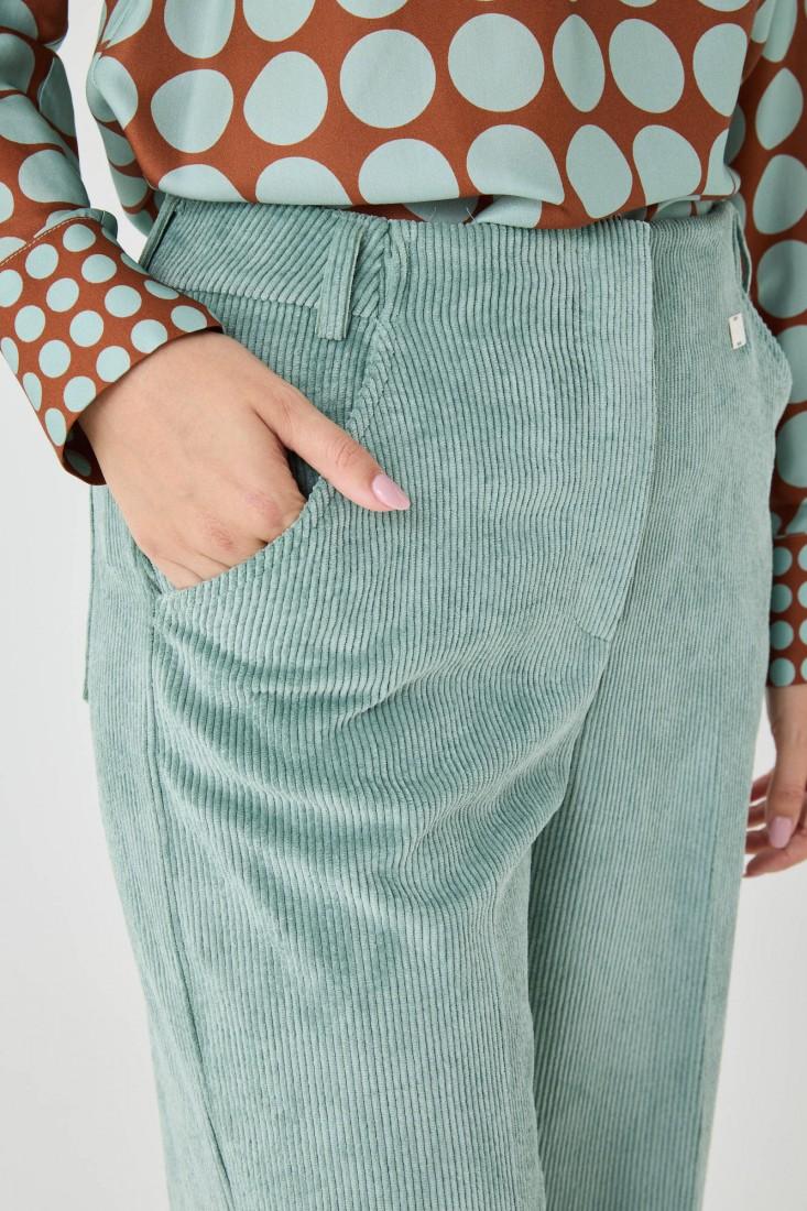 Zanetti 1965 Pantaloni in velluto cropped Pezzi Unici