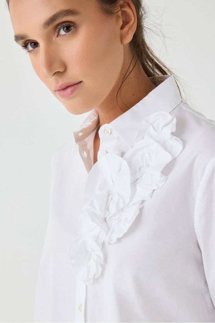 Zanetti 1965 Camicia con applicazione floreale Qualità Garantita