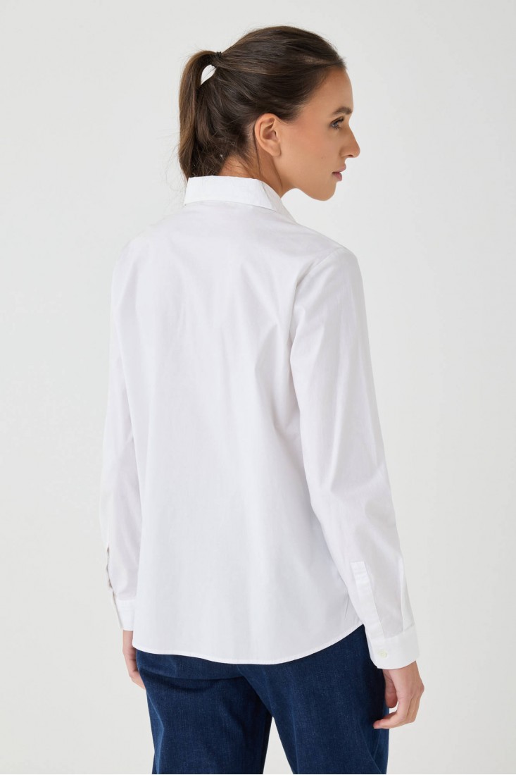 Zanetti 1965 Camicia con applicazione floreale Qualità Garantita