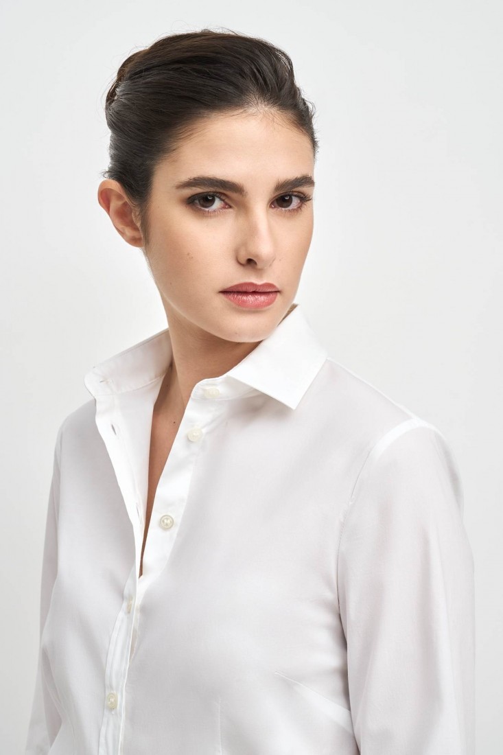 Zanetti 1965 Camicia in cotone stretch ANNA Outlet