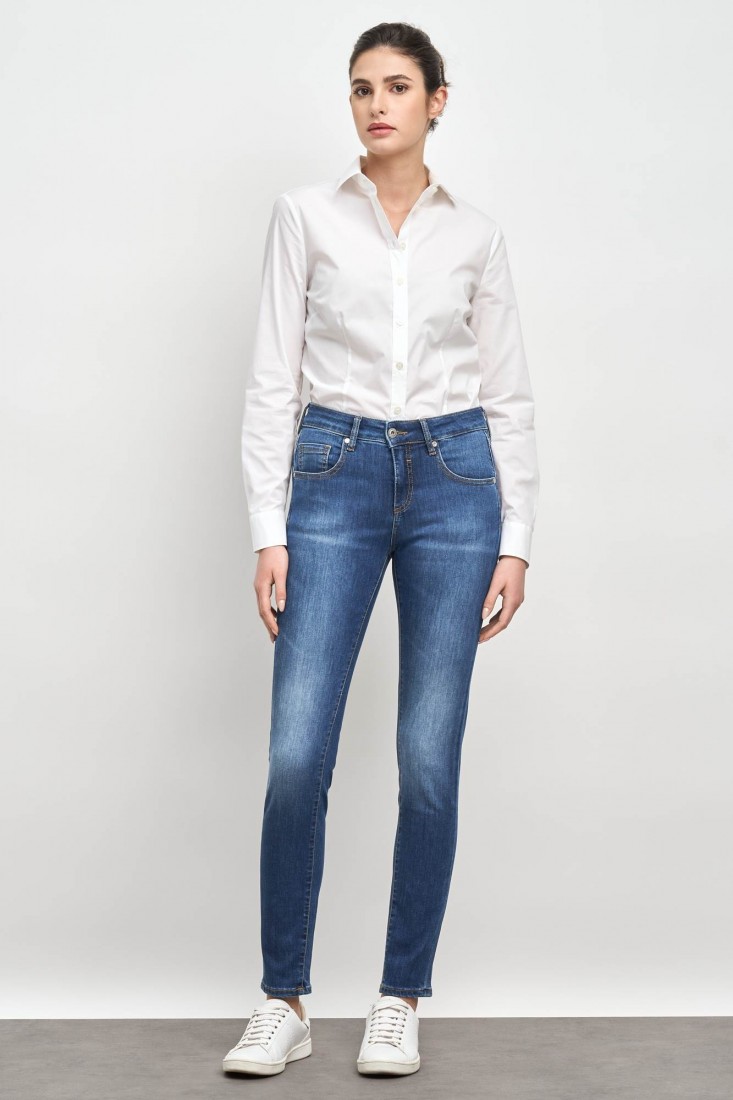 Zanetti 1965 Camicia in cotone stretch ANNA Outlet